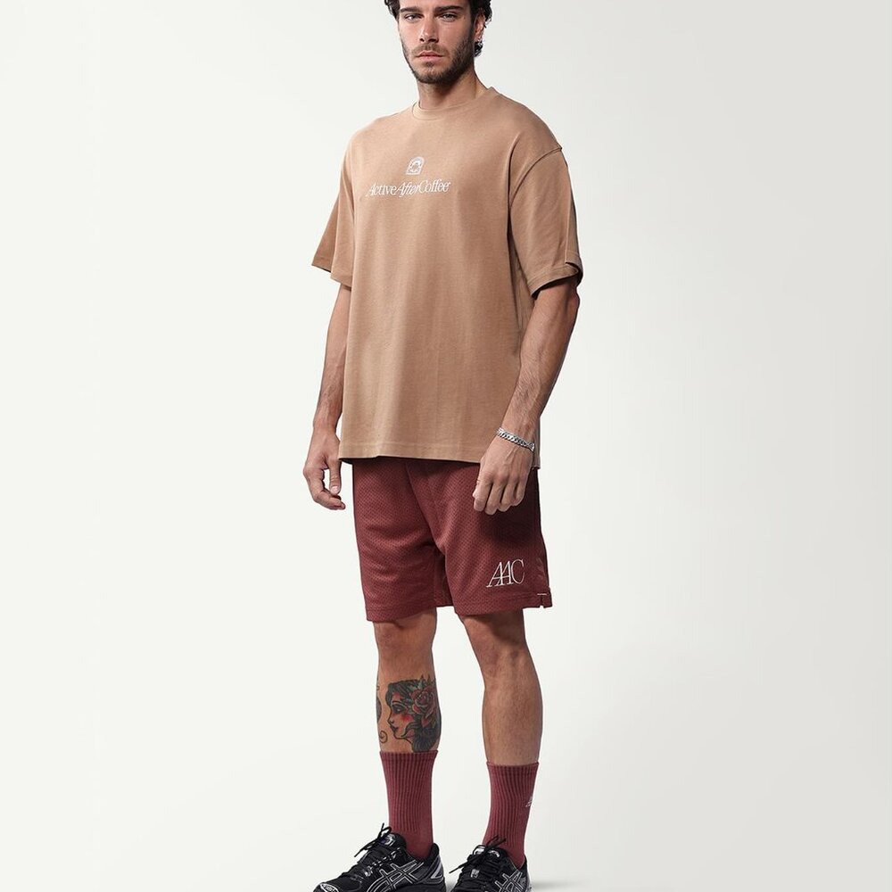 Active After Coffee Signature Tee Tiger's Eye  New with tags